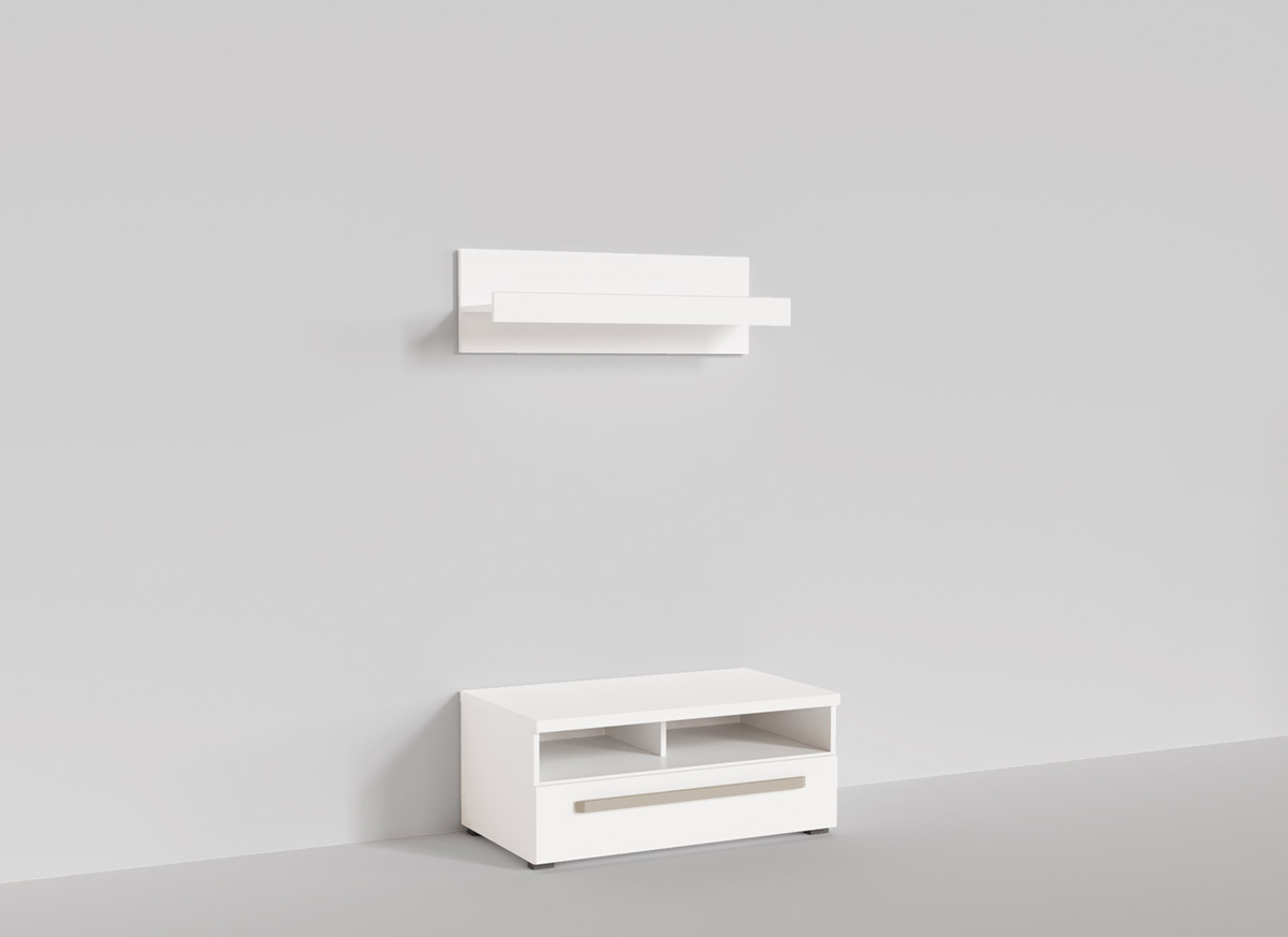 Mobilier Living Elegance - Comoda cu etajera - Modul B