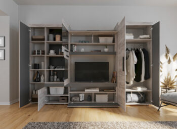 Set mobilier living Santorini deschis