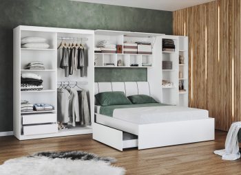 Set Dormitor Blanco - Pat Tapitat - Configuratia 10