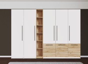 Dulap dormitor - 281 cm - Timber