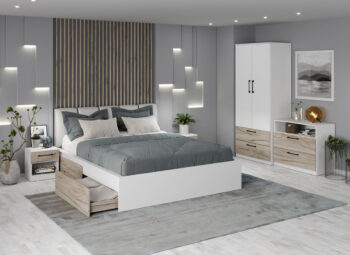 Dormitor Provence tapitat - Configuratia 1