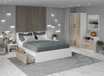 Dormitor Provence tapitat - Configuratia 2