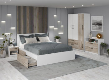 Dormitor Provence - Configuratia 3 - Dulap 124 cm