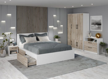 Dormitor Provence - Configuratia 6 - Dulap 124 cm