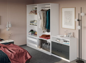 Dulap Dormitor Mara - 164.4 cm - D3 deschis