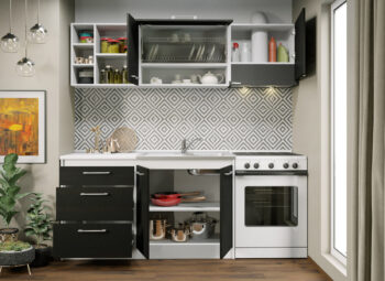 Bucatarie Noir - Configuratia 61 deschis