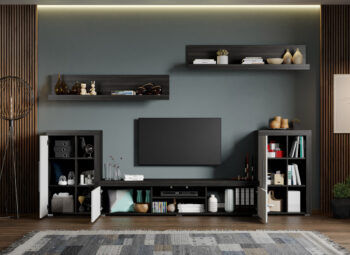 Set Mobilier Alb si Ferrara Max-07 deschis