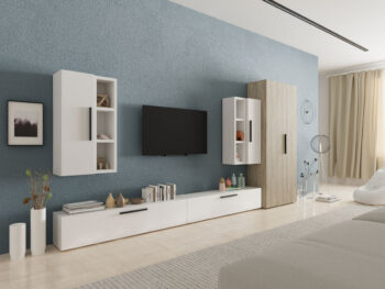 Living Star -Alb - C58 cu dulap