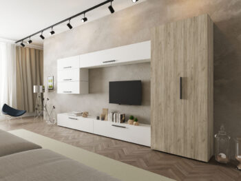 Living Star - Alb - C92 cu dulap