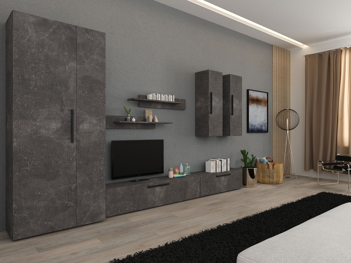 Living Star - Gri Beton - C34