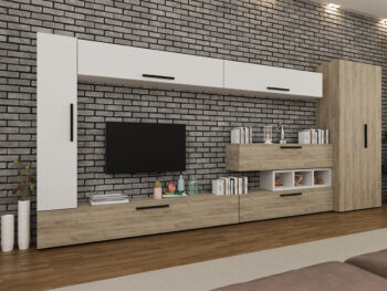 Living Star - Stejar Gri cu Alb - C44
