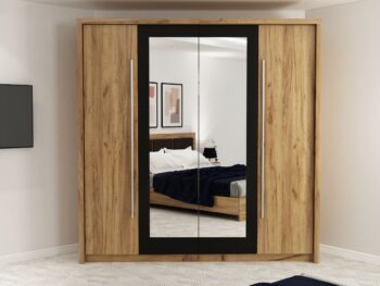 Set Mobila Dormitor Luna Cu 4 Usi - imagine 3