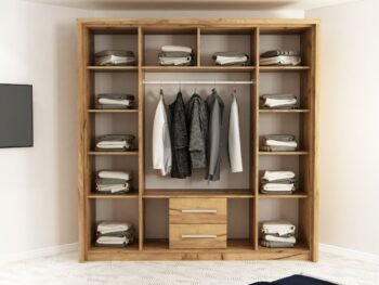 Set Mobila Dormitor Luna Cu 4 Usi - imagine 2