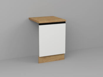 Corp masina de spalat vase Alb 600 - Ava front blat