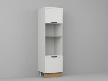 Corp înalt cuptor+cuptor microunde Alb 600 - Soho