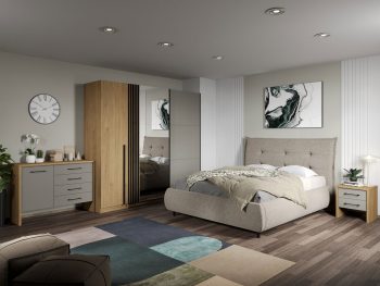Dormitor complet Olymp - Hickory+Cashmere - C16